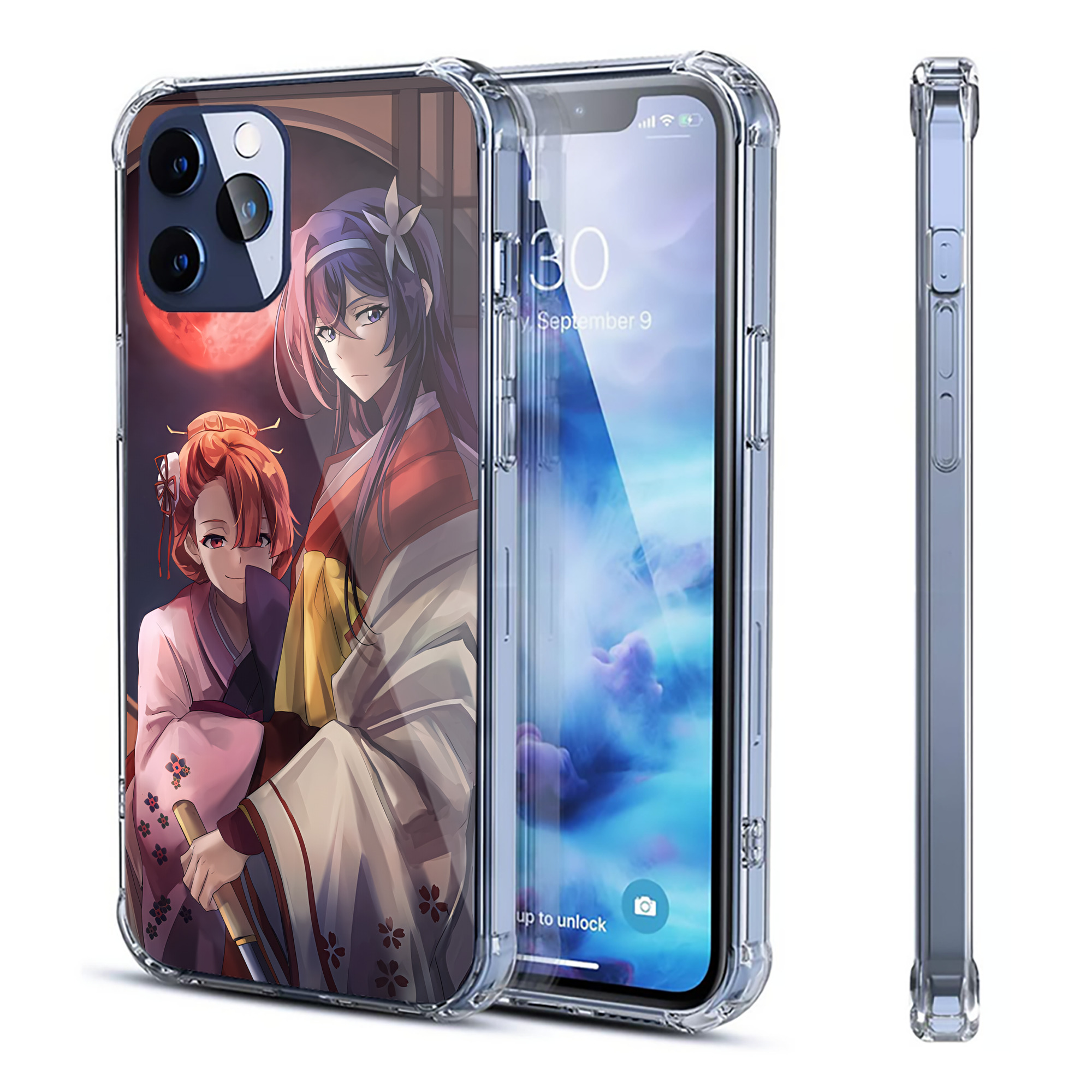 （画像用） 文豪ストレイドッグス Bungo Stray Dogs 【iPhone 12シリーズ対応】透明スマホケース（クリアソフトケース）